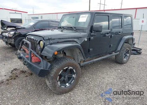 2009 Jeep Wrangler Unlimited X из США, поврежденный, VIN 1J8GA39159L758798
